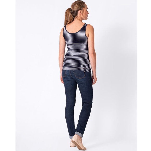 Seraphine Nautical Stripe Tank Top XS - Picture 3 of 3